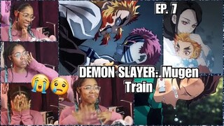 SAME SCENE, SAME TEARS | Demon Slayer: Mugen Train Episode 7 Reaction | Lalafluffbunny