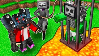 JJ.EXE caught MIKEY in a CAGE! How do you save MIKEY TV MAN in Minecraft - Maizen