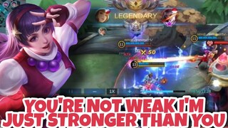 GUINEVERE ONCE SAID YOU'RE NOT WEAK I'M JUST STRONGER THAN YOU - PSYCHO BALL - MOBILE LEGENDS