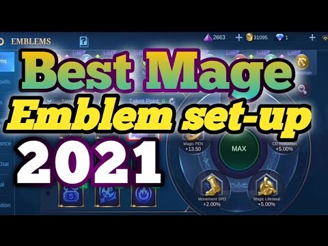 BEST MAGE emblem set-up 2021