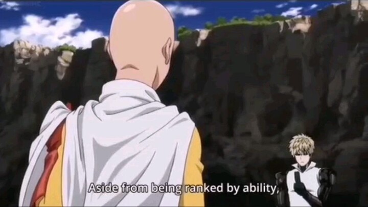 Saitama vs Genos I One punch man...