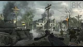 Road to Berlin (3rd Shock Army) Call of Duty World at War - Part 9 - 8K