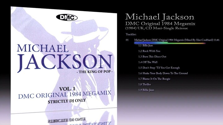 Michael Jackson (1984) DMC Original 1984 Megamix Vol.1 [2009 CD Reissue, Maxi-Single]