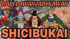 8 MANTAN SHICIBUKAI YANG PERNAH BANTU MUGIWARA PIRATES (ONE PIECE)