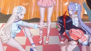 隔着两个人也要喂食的乃贝