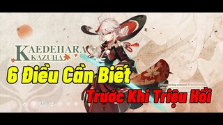 6 Điều Cần Cân Nhắc Trước Khi Quyết Định Triệu Hồi "Kaedehara Kazuha "| Genshin Impact