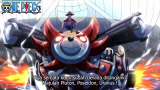 AKHIRNYA LUFFY MEMBANGKITKAN 3 SENJATA KUNO ! PLUTON POSEIDON URANUS ONE PIECE