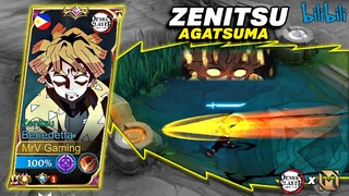 ZENITSU AGATSUMA in Mobile Legends 😲 MLBB x DEMON SLAYER