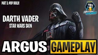 ARGUS' STAR WARS "Darth Vader" SKIN GAMEPLAY PART 3 | FUNNEL MVP BUILD | MLBB