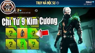 [Free Fire] Săn Ngay Độc Sư Đầu Bạc Cực Ngầu Chỉ Từ 9 Kim Cương | Lưu Trung TV