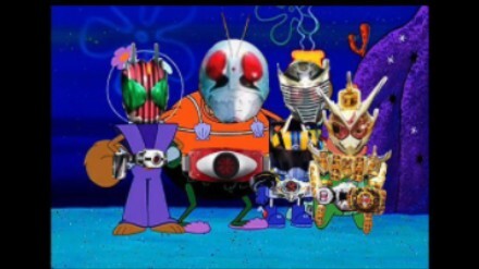 Kamen Rider No. 1 Leading the Younger Generation to Battle an Evil Organization