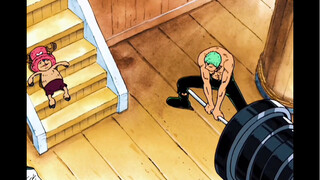 Chopper and his old father Zoro