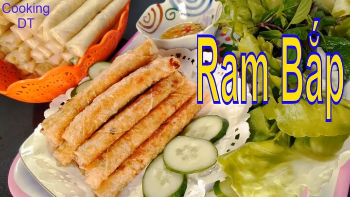 Cách làm RAM BẮP ngon ngọt giòn tan #Rambắp #Charambap #Mónram #monanngon #monngon #CookingDT