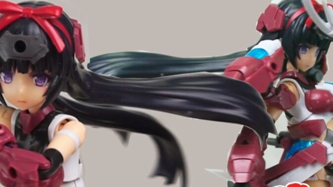 [Mecha Girl Saigao] What bad intentions can the little mecha girl Huoyue have? Kotobukiya FAG black 