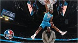 Hamidou Diallo jumps over Shaq, puts elbow in rim in dunk contest win | NBA All-Star 2019