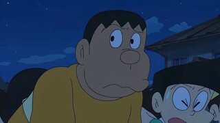 Nobita came to the mountains to practice magic and finally learned the cloud-flying technique #Dorae