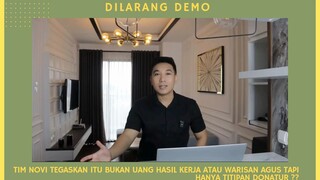 Uang itu bukan milik agus hanya titipan donatur