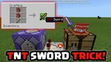 How to make a TNT Sword in Minecraft using a Command Block