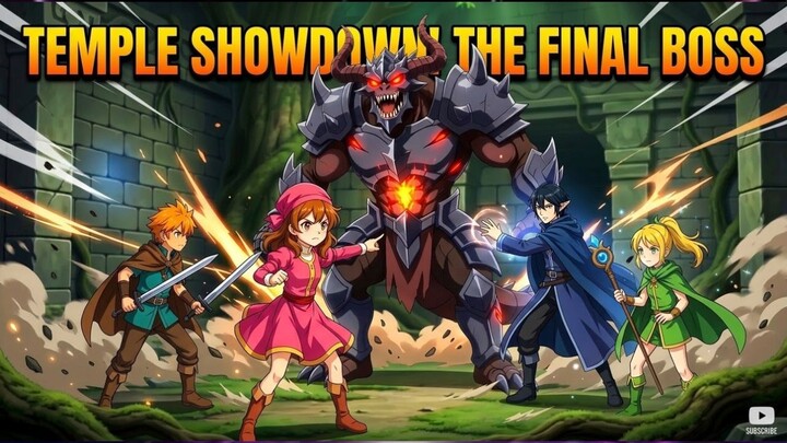 Short AI EXTRA SAVIOR Anime - Gadis pink vs Boss pertama di Dungeons Temple Hijau
