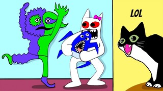 GARTEN OF BANBAN - Funny Tiktok compilation gets Reaction from MAXWELL CAT - Animation Meme