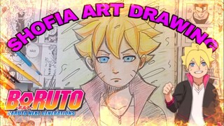 drawing anime Boruto part.2