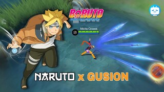 GUSION AS NARUTO (BORUTO) in Mobile Legends