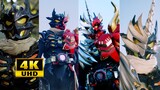 【4K60fps】Kamen Rider Dredd's Four Forms