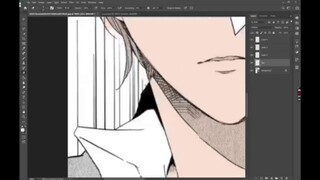 GIVEN Manga Page Coloring Timelapse