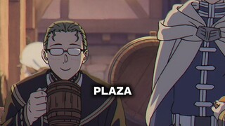 Himmel talking about a statue