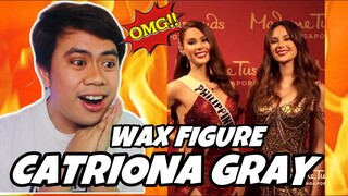 ATEBANG REACTION | MISS UNIVERSE 2018 CATRIONA GRAY WAX FIGURE | MADAM TUSSAUDS SINGAPORE #catriona