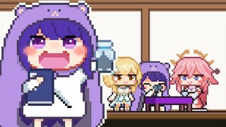 [Pixel Genshin Impact] Gadis kering Ah Ying!