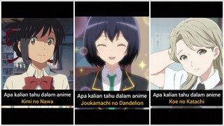 7 Detail Menarik Dalam Berbagai Anime (Spesial)