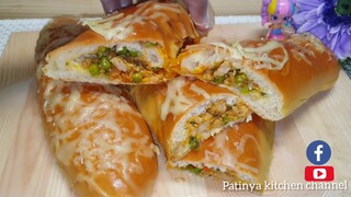 ขนมปังไส้ไก่ชีส อร่อยมาก กดดูสูตรและวีดีโอสอนในลิ้งค์ใต้วีดีโอเลยค่ะ