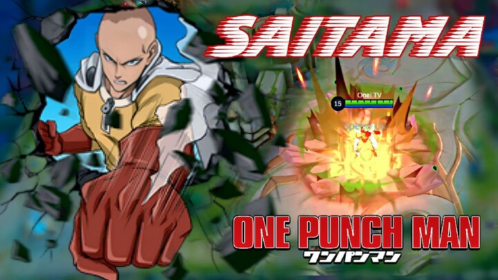 SAITAMA in MLBB 😱😱 [ ONE PUNCH MAN × MLBB SKIN COLLABORATION ]