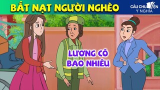 BẮT NẠT NGƯỜI NGHÈO | Phim Hoạt Hình Hay Nhất - Truyện Cổ Tích | QUÀ TẶNG CUỘC SỐNG