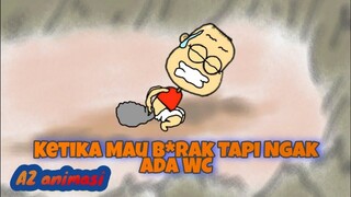 Ketika Sakit Perut Tapi Tidak Ada WC | Kartun Animasi Lucu