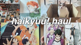 HAIKYUU! HAUL + UNBOXING // manga, complete illustration book, final guide book, calendar