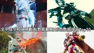Bisakah Ice Lion menempati posisi kedua? 10 data bentuk terkuat (data tertinggi) dari semua Heisei R