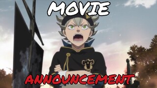 BLACK CLOVER MOVIE ANNOUNCEMENT ‼️‼️‼️‼️🍀🍀🍀