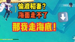 雷电将军怎么也不会想到我会从海底过来哈哈哈