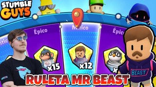 NUEVA RULETA de SKINS Mr BEAST 0.53 en STUMBLE GUYS ✅ #stumbleguys #SGxMrBeast | ERCASTY