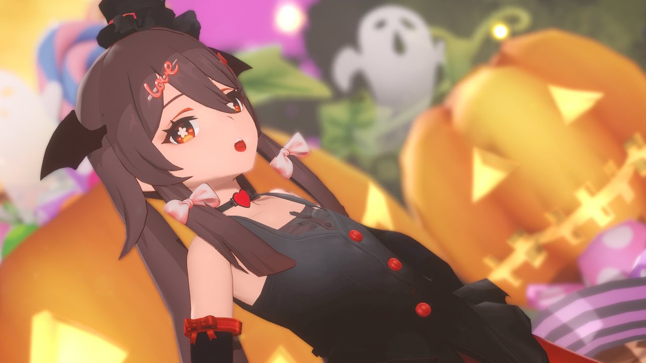 4K / Genshin Impact MMD】 Hu Tao / Happy Halloween - Bilibili