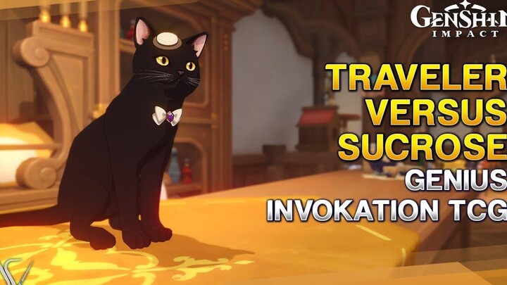 Traveler Vs Sucrose - การอัญเชิญอัจฉริยะ TCG เกนชิน อิมแพ็ค 33