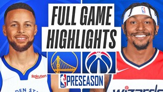 GOLDEN STATE WARRIORS vs WASHINGTON WIZARDS FULL GAME HIGHLIGHTS | 2023 NBA Preseason NBA 2K23