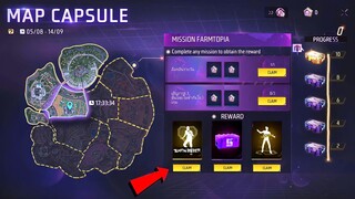 Map capsule 5th anniversary🔥😱today free Rewards emote🎁👊open event 5th Freefire