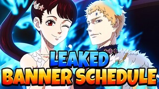 *NEW* GLOBAL BANNER SCHEDULE  LEAKED? JULIUS SOONER THAN WE THINK? | Black Clover Mobile