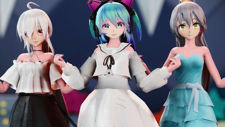 【4k MMD】Hatsune, Weak Sound, Luo Tianyi dududu HD dance