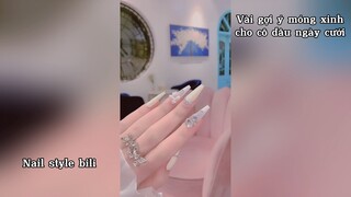 Vài gợi ý móng xinh cho cô dâu ngày cưới