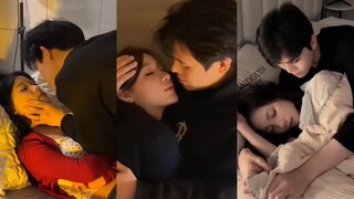 01 Couple At Sleep Routine|Cuddling Couple ❤️‍🔥