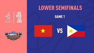VIETNAM VS PHILIPPINES GAME 1 SEA GAME 30 | MOBILE LEGENDS BANG BANG